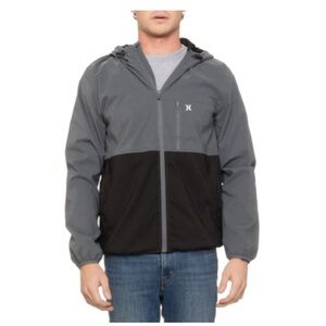 Hurley Color-Block Windbreaker Jacket